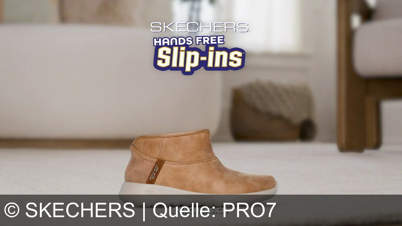 TV Werbung skechers - Mit den neuen Skechers Slip-Ins Boots schlüpfst du freihändig und bequem in stylische Schuhe – egal ob zuhause, in der Stadt oder in den Bergen. Jetzt entdecken auf SKECHERS.CH!