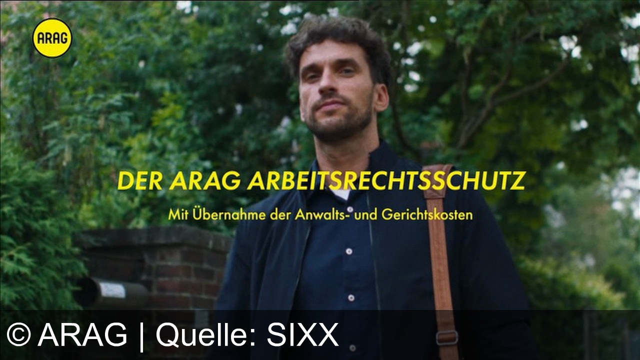 TV Werbung arag - Frank kämpft für sein Recht. Mit ARAG Arbeitsrechtsschutz an seiner Seite, sind Anwalts- und Gerichtskosten abgedeckt. ARAG. Das ist Ihr Recht.