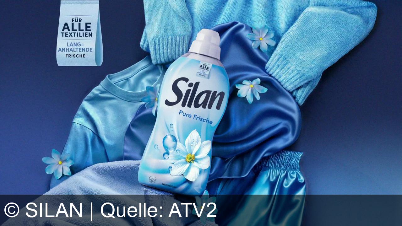 TV Werbung silan - Silan Weichspüler – pure, langanhaltende Frische für alle Textilien, ob Sportbekleidung, Jeans oder Synthetik. Vollende deine Wäsche mit Silan!