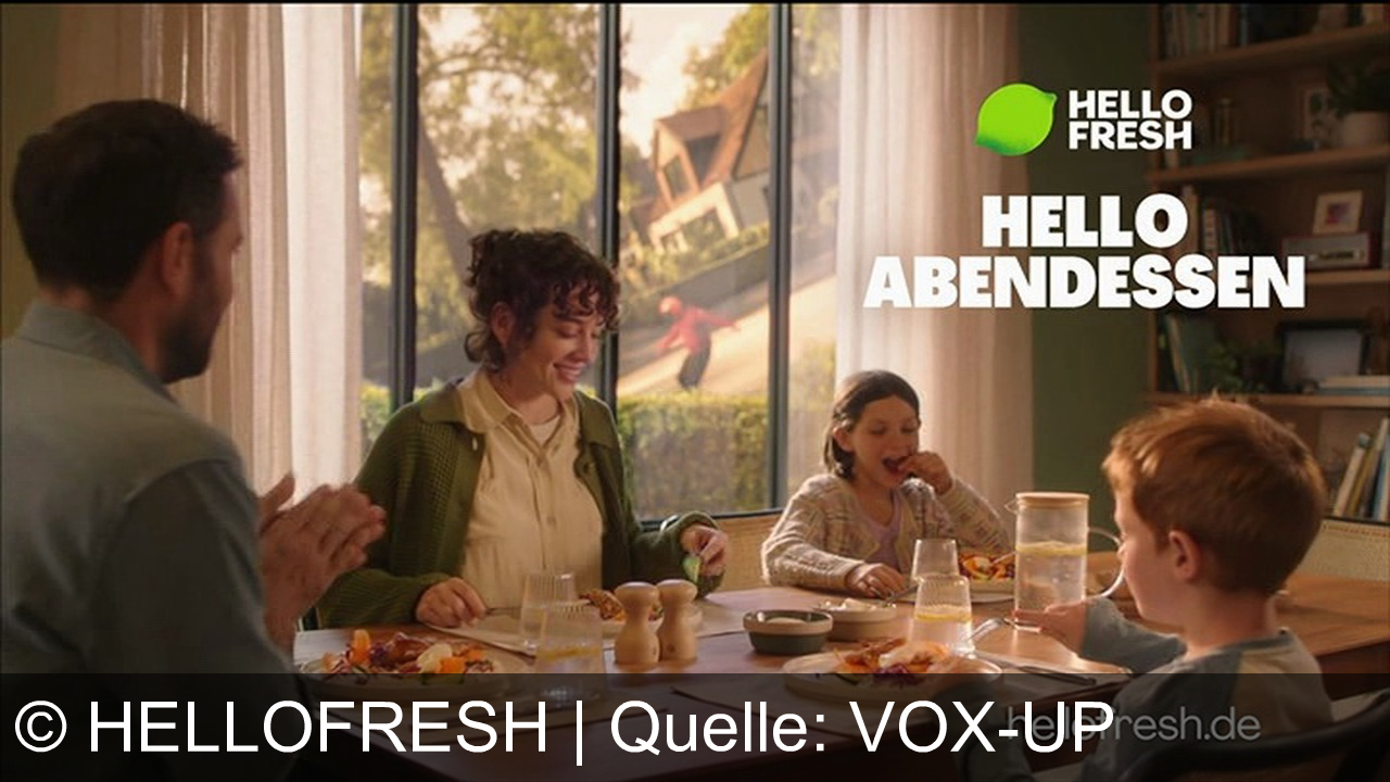 TV Werbung hellofresh - Mit diesem Spot inszeniert HelloFresh auf spannende Art und Weise die "Aufwändigkeit" des physischen einkaufens: Hello Fresh – Hello Abendessen! Frische Zutaten, einfache Rezepte, direkt zu dir nach Hause. Bestelle jetzt auf hellofresh.de und genieße stressfreie Familienabende.