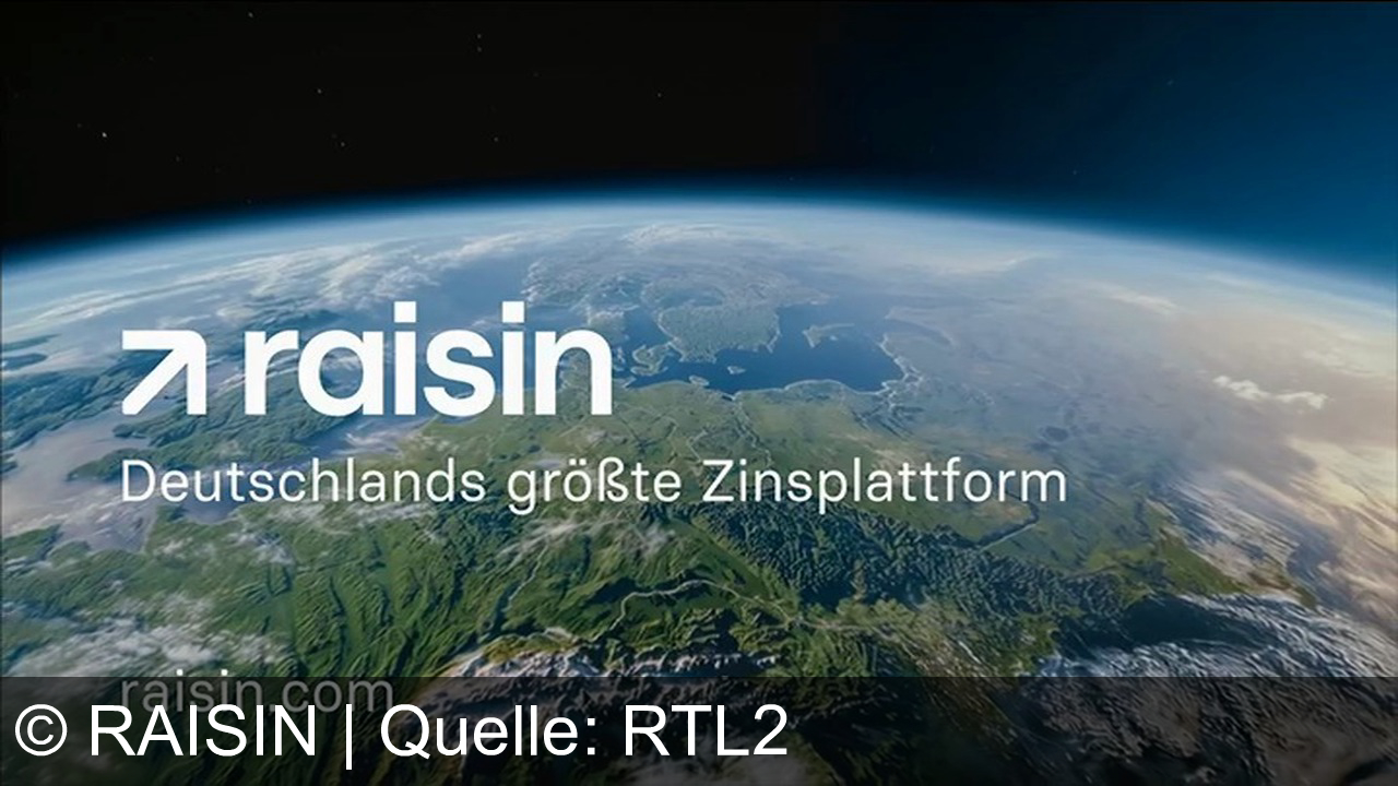 TV Werbung raisin - Mit Raisin, Deutschlands größter Zinsplattform, einfach per App Festgeld, Tagesgeld und ETF entdecken – so schön hat Ihr Geld noch nie Zinsen gesehen! Besuchen Sie raisin.com.