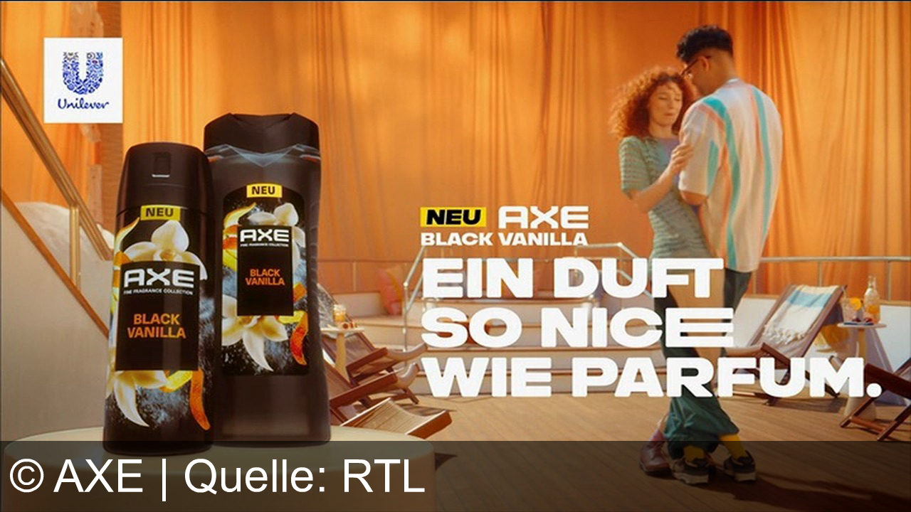 TV Werbung axe - Entdecke AXE Black Vanilla – ein Parfum-ähnlicher Duft, der Nähe schafft.