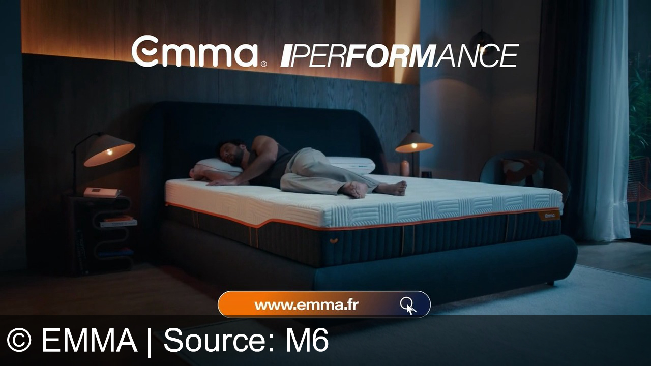 TV Werbung emma - Emma Performance : votre corps lâche prise, le sommeil arrive. Commandez sur emma.fr.