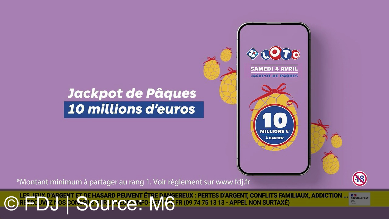 TV Werbung fdj - Gagnez le Jackpot de Pâques FDJ de 10 millions d’euros ! Gérez vos gains facilement sur l'appli.
