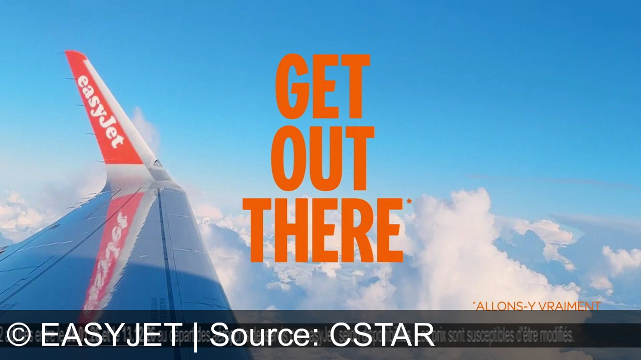 TV Werbung easyjet - Partez avec easyJet Holidays : vols dès 35€, séjours dès 379€. Vivez vos vacances, GET OUT THERE! Allons-y vraiment.