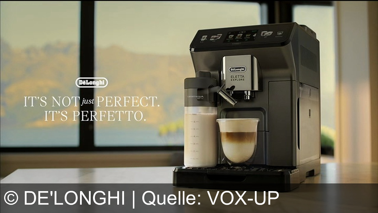 TV Werbung de'longhi - Hollywood-Star Brad Pitt genießt mit DeLonghi ELETTA Kaffeemaschinen italienischen Kaffeegenuss per Knopfdruck – It's not just perfect. It's perfetto.