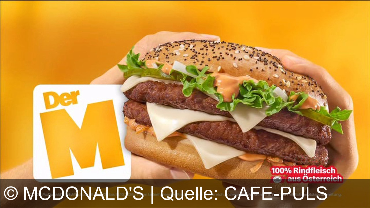 TV Werbung mcdonald's - Zu gut zum Loslassen: Der M bei McDonald's! Doppel-Beef, dreifach Cheese und 100% Rindfleisch aus Österreich – unser Größter für puren Burger-Genuss. I’m Lovin’ It!