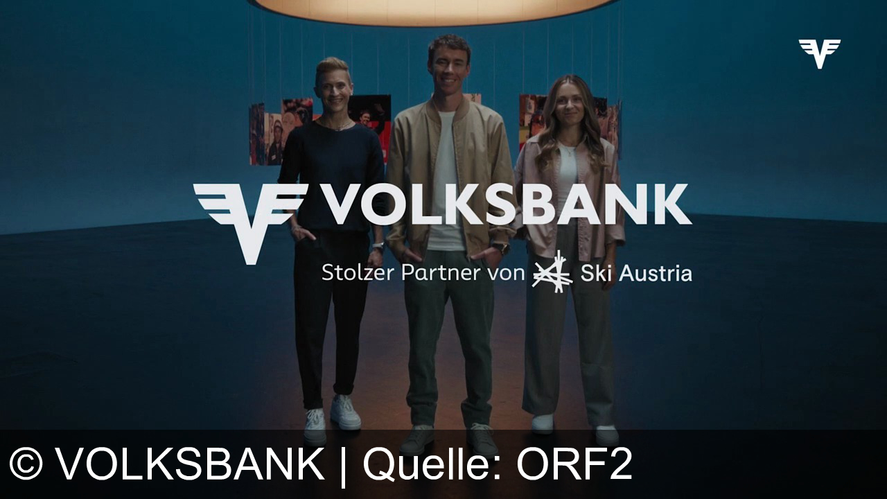 TV Werbung volksbank - Da war ich zwölf und habe meinen Idolen wirklich alles nachgemacht. Alles. Vor mir, da sind richtig Große oben gestanden. Und dann war ich dran. Jetzt bin ich selbst ein Vorbild und gebe meine Leidenschaft an die Jungen weiter.V olksbank – stolz an der Seite von Ski Austria. Inspiriert Generationen, verbindet Leidenschaft und Zukunft im Wintersport. Partner für Skispringerinnen und Skispringer in Österreich.